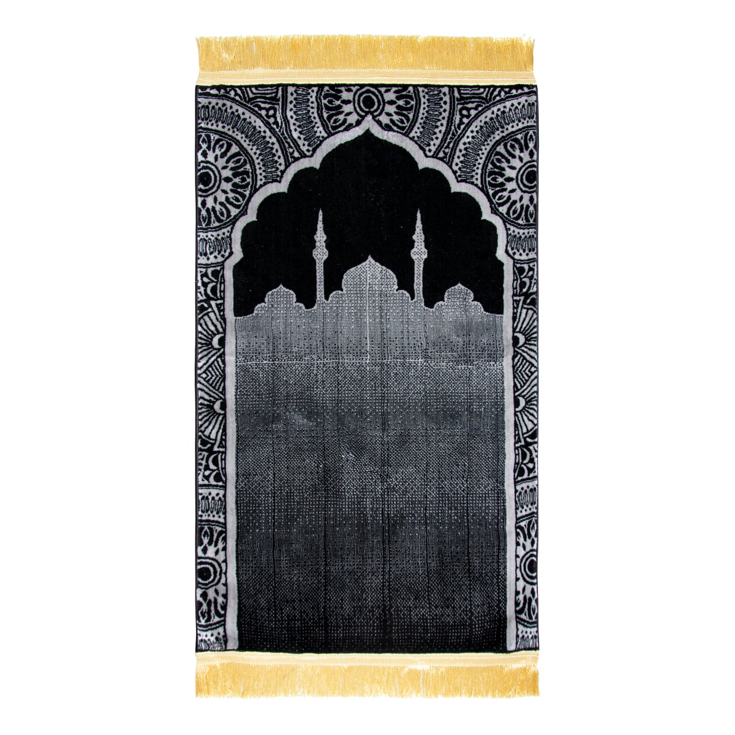 MISK BLACK AND GREY  - MADINA MADE 8MM 70X110