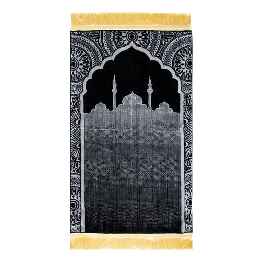 MISK BLACK AND GREY  - MADINA MADE 8MM 70X110