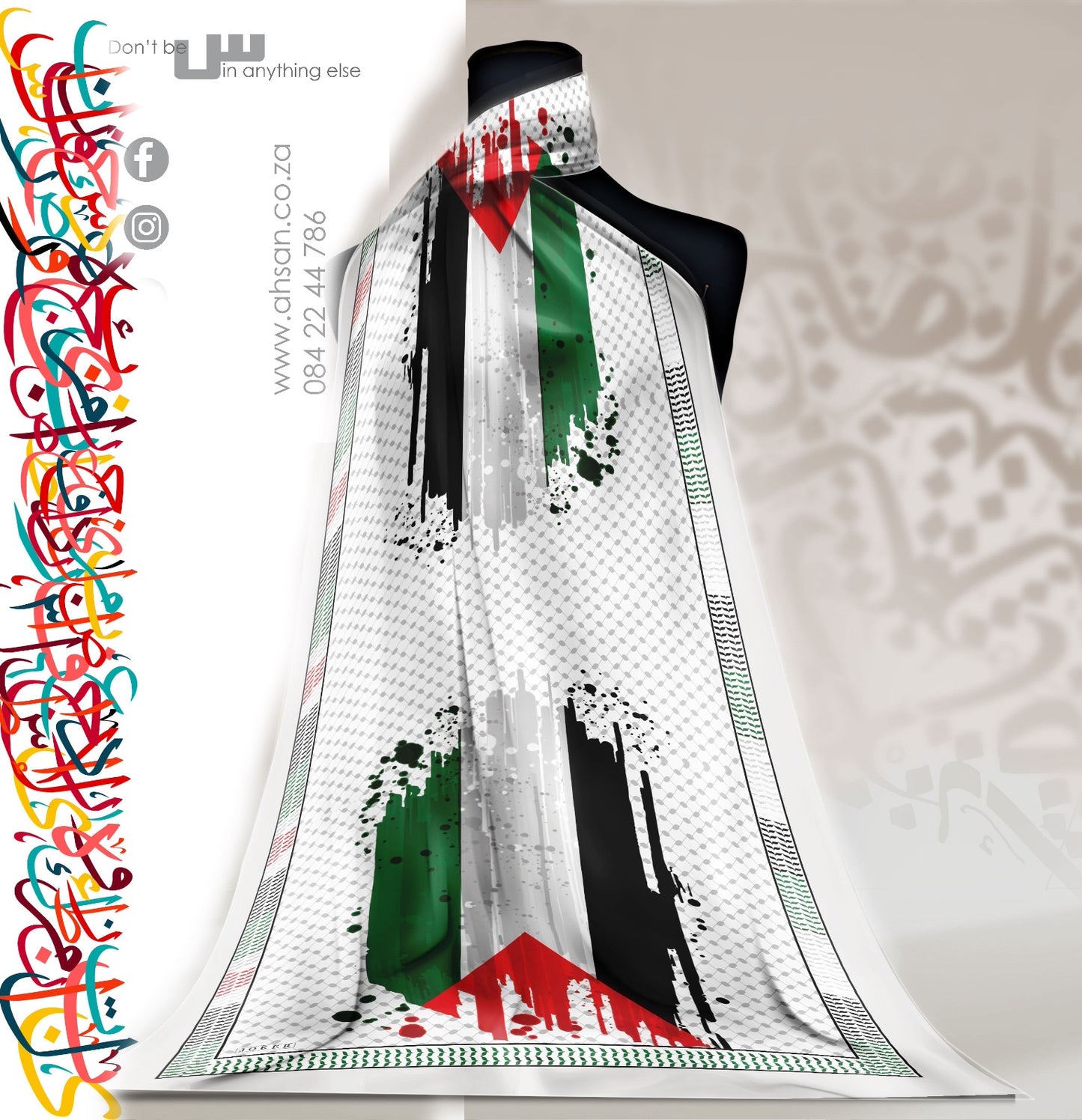 Palestine Chiffon scarves